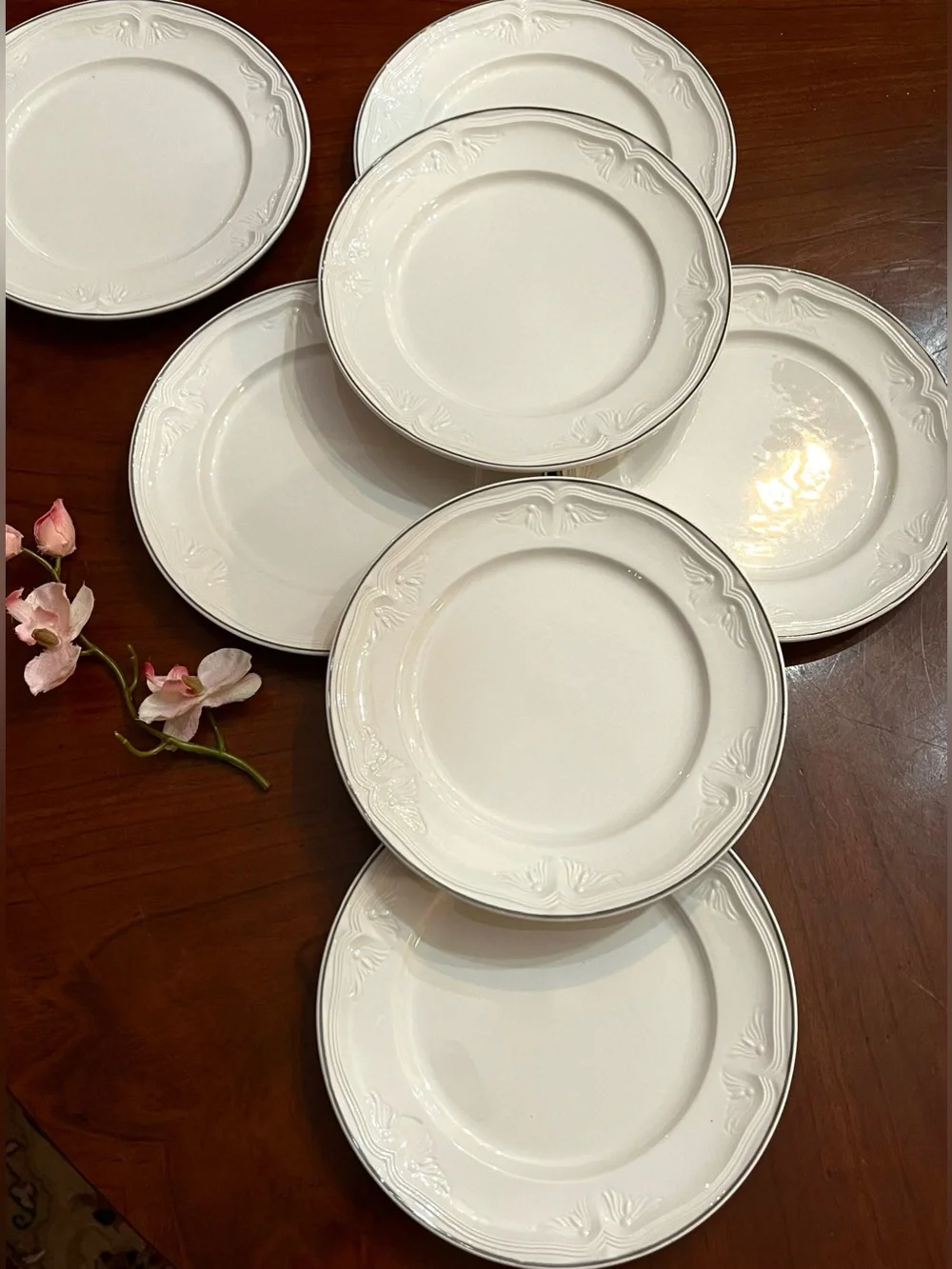 Villeroy & Boch Cortina 2000 Pattern Salad Plates 8-1/8” - Set of 7